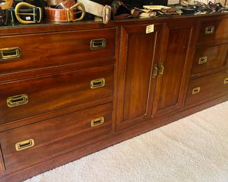 Ethan Allen campaigne console. 