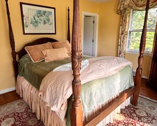 Four poster bed