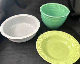 Fiesta Ware Vintage 1930's collection.
