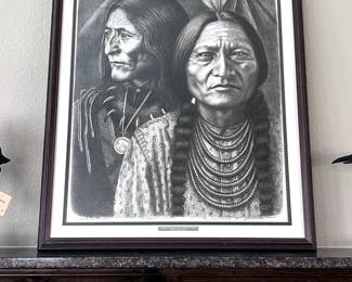 Incredible Framed Pencil Art.