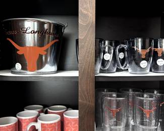 University of Texas party ware collections.