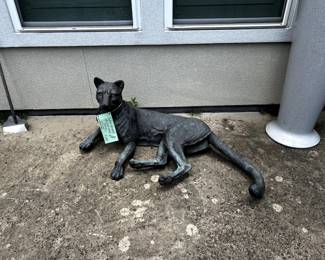 Large Custom Designed for the owner. Life-sized Cougar in Bronze. Todd Swaim Designer - first of only 6 ever made.