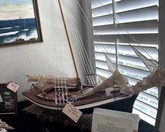 Great Lakes Mackinac Gaff Rigged, Mãori Waka War Canoe and Schooner replicas.