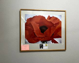 Georgia O'Keeff's 1927 "Red Poppy"