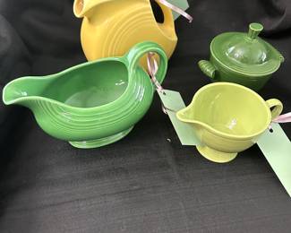 Fiesta Ware Vintage 1930's collection.