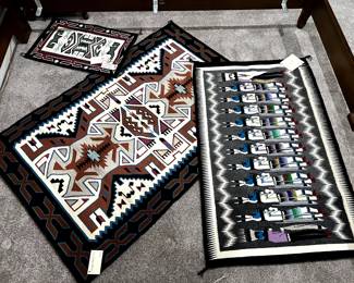 Beautiful Vintage Navajo Rugs.