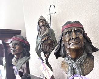 Beautiful Native Indian Bronze Sculptures.