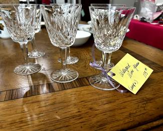 Waterford Crystal Wine Glass set of 6.