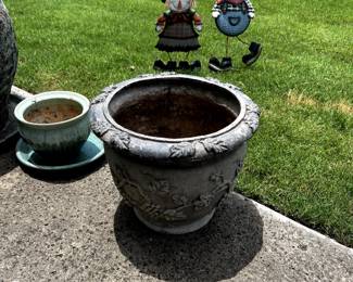Garden Pots and Yard Art.