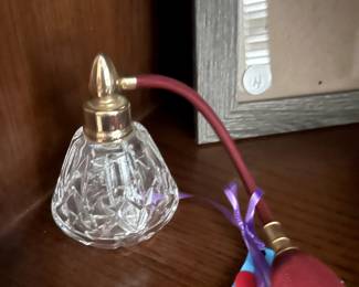Vintage Waterford Crystal Perfume Atomizer.
