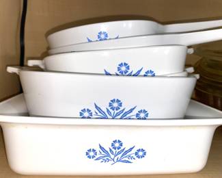 Cornflower Corningware