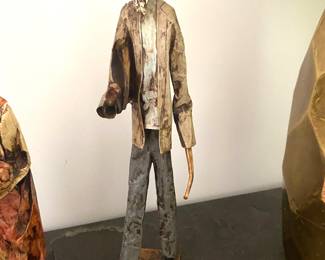Paper folk art figures