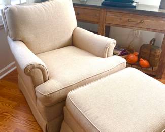 Chair and ottoman
