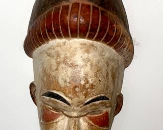 Wood tribal mask