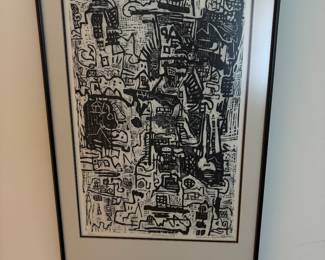 Ynez Johnston        Tartessus      Woodcut     1962