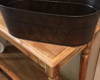 decor metal trough