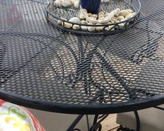 wrought iron patio furniture