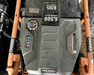 6500-watt portable generator by ridgid