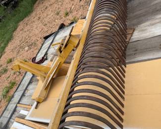 3-point tractor rock rake