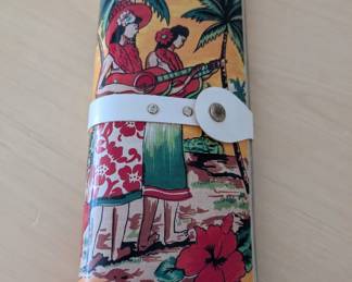 Vintage Hawaiian Magazine Cover Clutch Purse