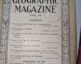 April 1918 National Georgraphic