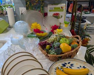 Aroroc Vintage Glass Dishes from FRANCE.  Huge collection.