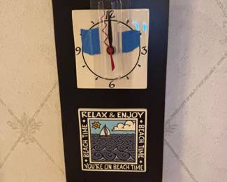Beach Theme Wall Clock