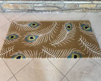 Peacock Area Rug