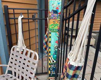 Artistic Post, Hammock, Chairs