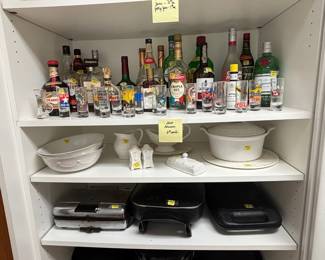 Bakeware, Dishwater, Cordials