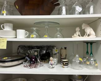 Blown Glass Octopus, Sake Sets