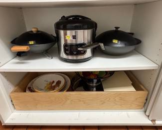 Woks, Crockpot, Bowls