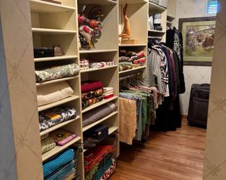 Master Closet Linens, Clothing