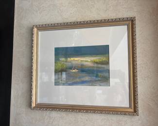 Framed Coastal Artwork
