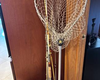 Fishing Poles, Net