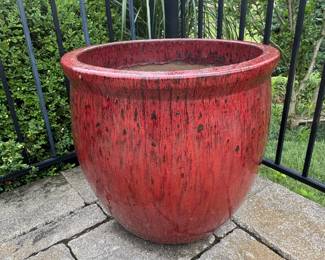 Large Red Planter Pot