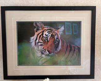 Framed Tiger Artwork
