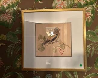 Framed Bird Watercolor