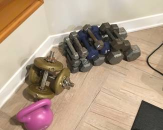 WEIGHTS AND EXERCISE EQUIPMENT