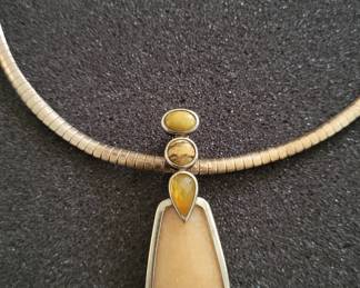 sterling necklace with pendant.