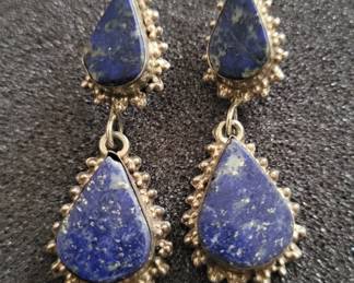 antique native lapis earrings.