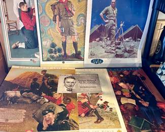 Norman Rockwell Scouting Scenes