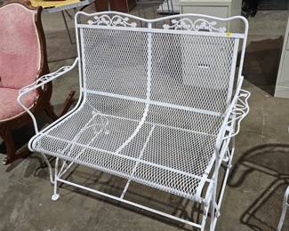 WROUGHT IRON GLIDER