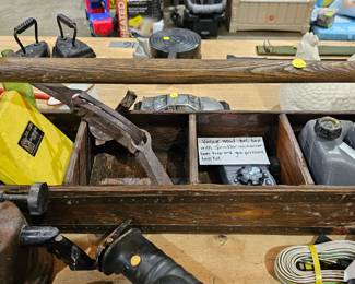 VINTAGE TOOLBOX WITH TOOLS