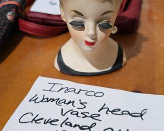 LADY HEAD VASE