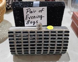 PAIR OF EVENING BAGS