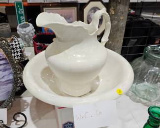 PITCHER AND BOWL