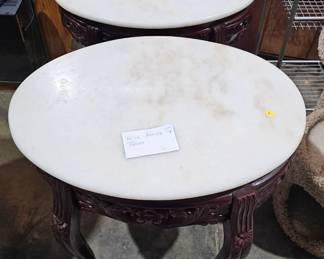 MARBLE TOP TABLES