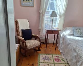 Rocking chair side table