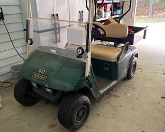 Unfortunately the golf cart won’t be back from the repair shop in time for the sale.  It was taken to the repair shop earlier in the week,  but we were told it won’t be ready until next week.  I will take people’s name and number to call folks when we get it back.  I will go in the order I get names.  The first person to sign up will be the first person I call with the price.  If they say no I go to the next person on the list and ask them.  We continue like this until someone wants to buy it.  
